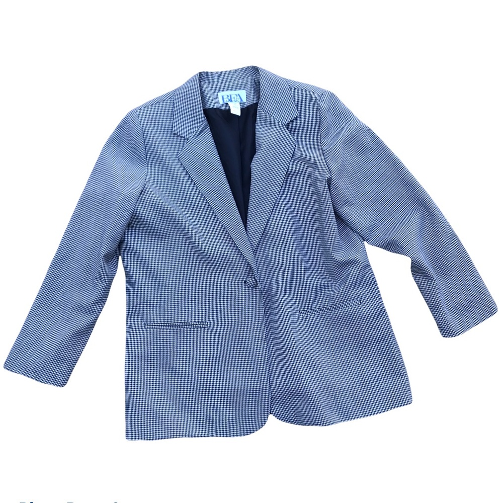 Vintage houndstooth blazer